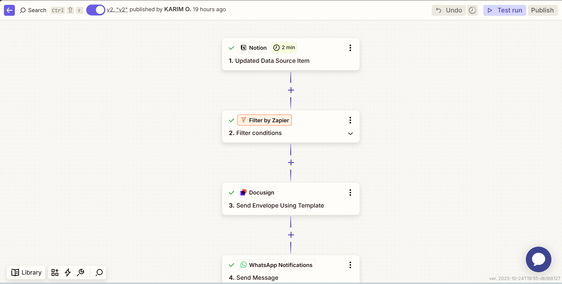Automated Document Signature & Notification Workflow